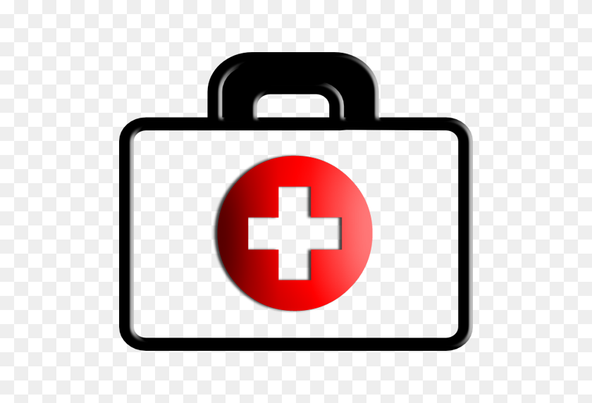 512x512 Hospital, Doentes E Medical Clip Art First Aid Kit - Nursing Equipment Clipart