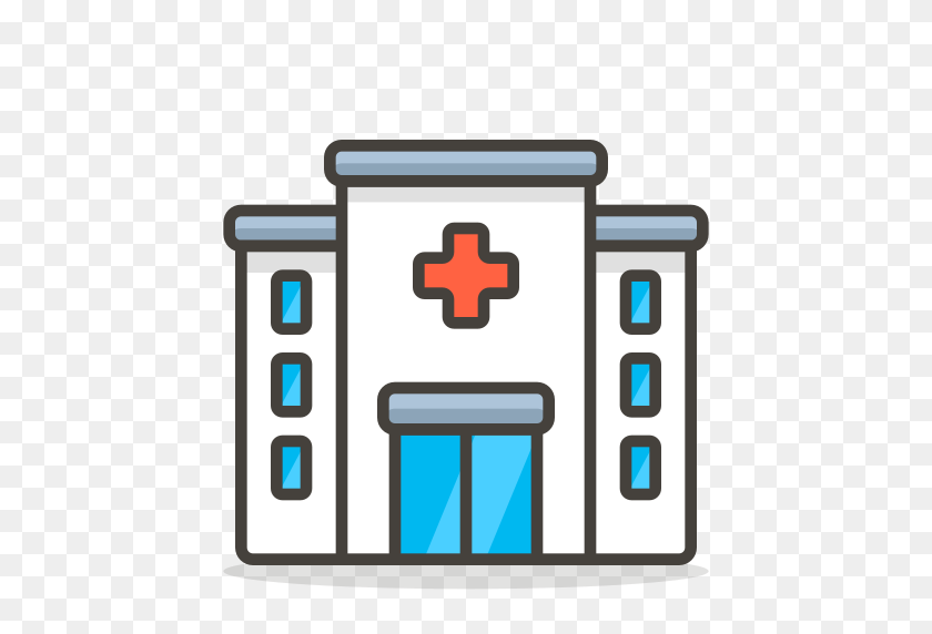 512x512 Icono De Hospital Gratis Of Free Vector Emoji - Hospital Png