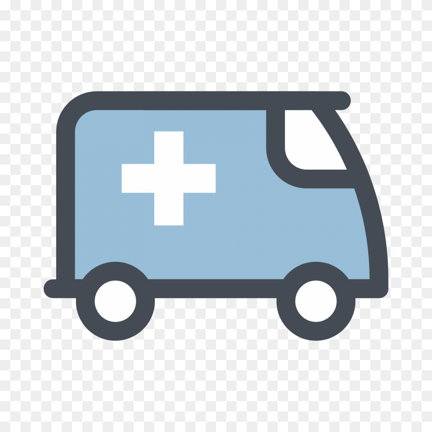 1600x1600 Hospital Wagon Without A Siren Icon - Wagon PNG