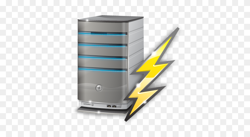 400x400 Hosting, Power, Server, Status Icon - Server PNG