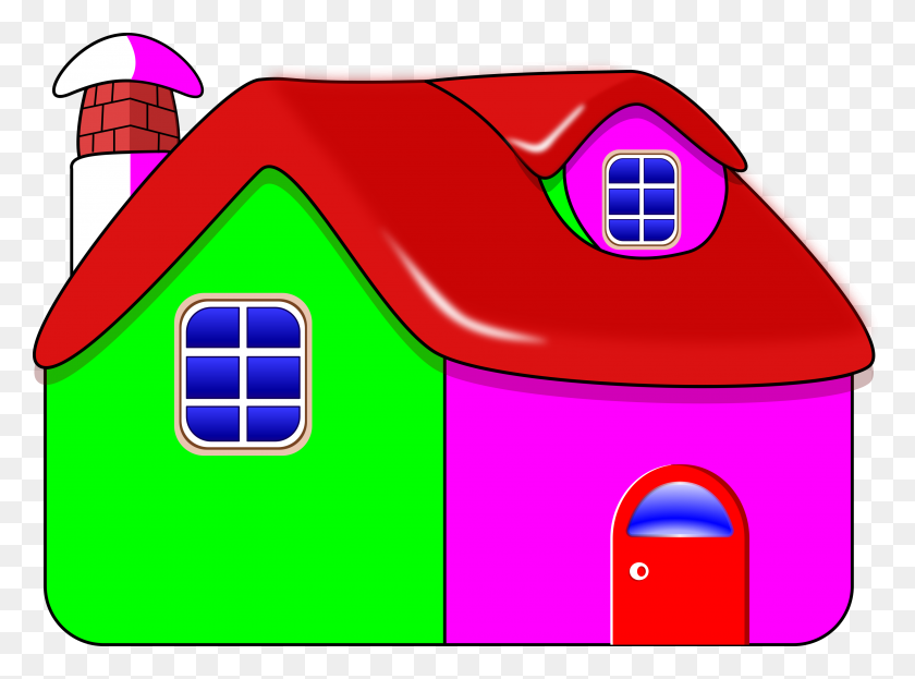 3320x2400 Hosue Clipart Pucca House - Casa Roja Clipart