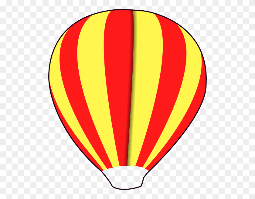 522x597 Hot Air Ballon Png, Clip Art For Web - Hot Clipart