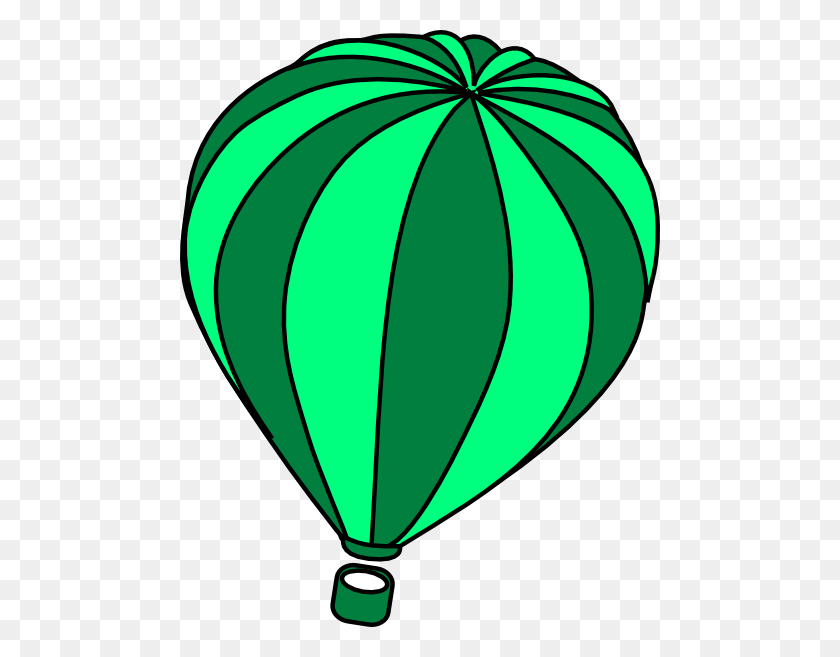 480x597 Hot Air Balloon Aqua Clip Art - Clipart Air
