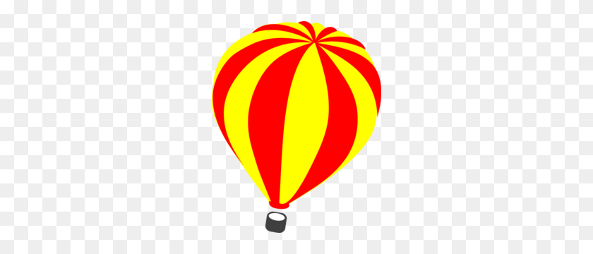 240x300 Hot Air Balloon Clip Art - Parachute Clipart