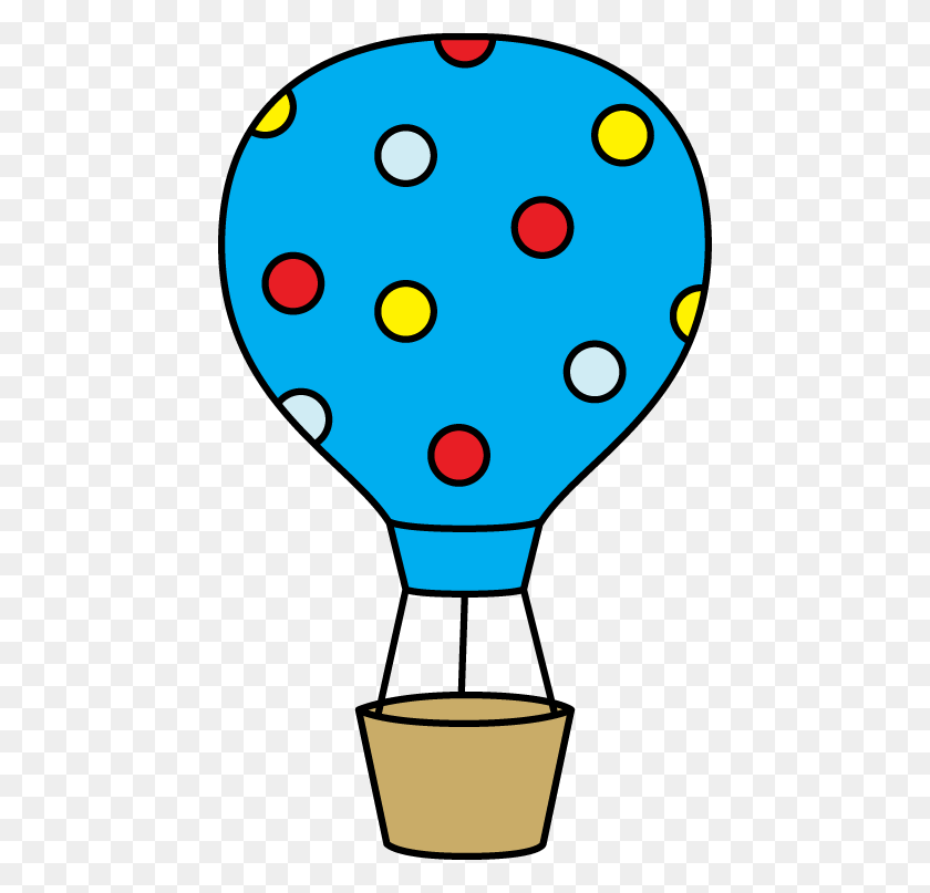 446x747 Hot Air Balloon Clip Art - Spring Is In The Air Clipart
