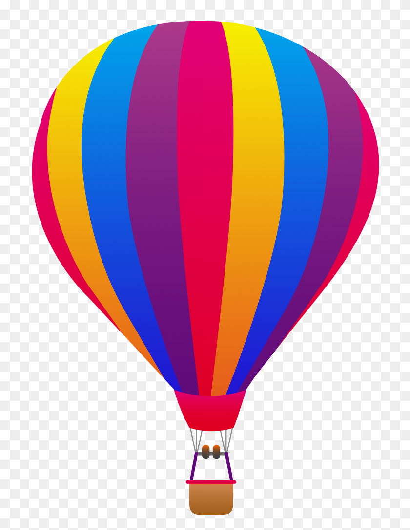 758x1024 Hot Air Balloon Clip Art - Hot Clipart