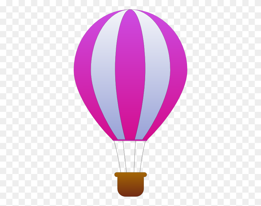 366x603 Hot Air Balloon Clip Art Cartoon - Hot Air Balloon Clip Art