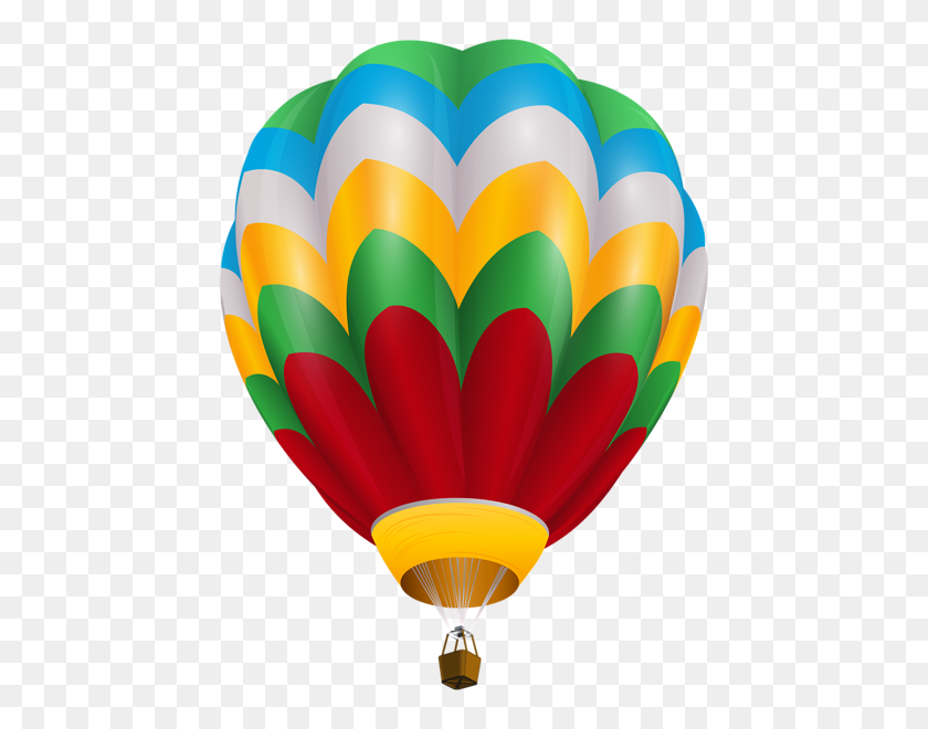 450x600 Hot Air Balloon Clip Art Png Image Png Pictures - Balloon Clipart PNG