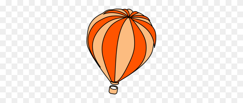 241x297 Hot Air Balloon Grey Clip Art - Orange Balloon Clipart