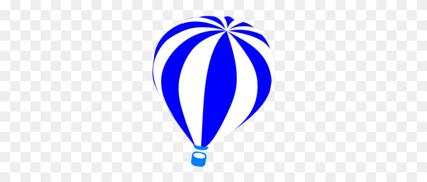 240x299 Hot Air Balloon Png, Clip Art For Web - Blue Balloon PNG