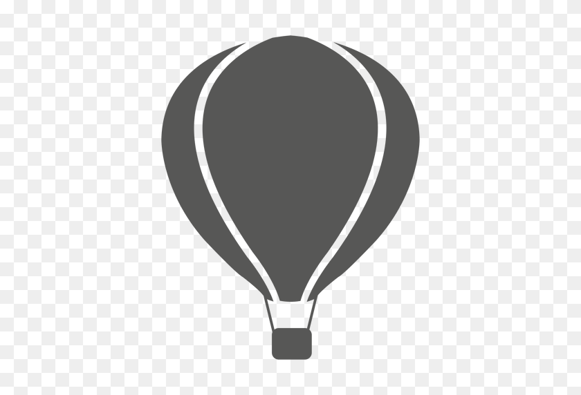 512x512 Hot Air Balloon Simple Clipart Transparent Png - Simple Clip Art