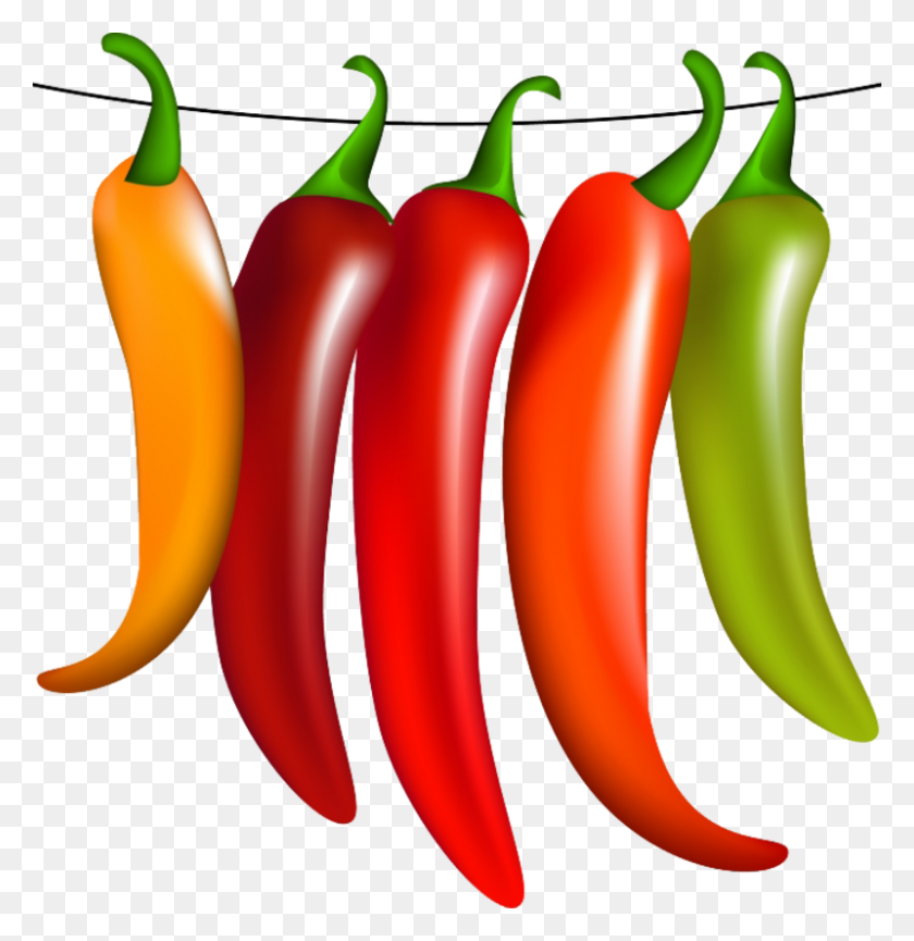 800x826 Hot And Spices Chiles Verduras Png Riscos - Especias Png