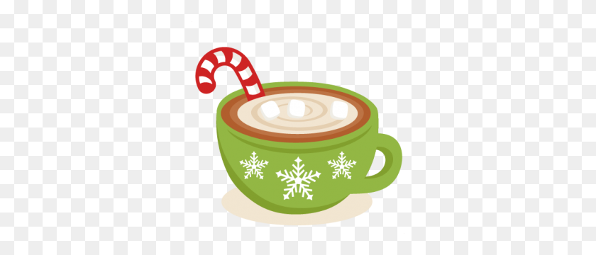 300x300 Hot Cocoa Cutting For Scrapbooking Hot Cocoa Cuts - Christmas Coffee Clipart
