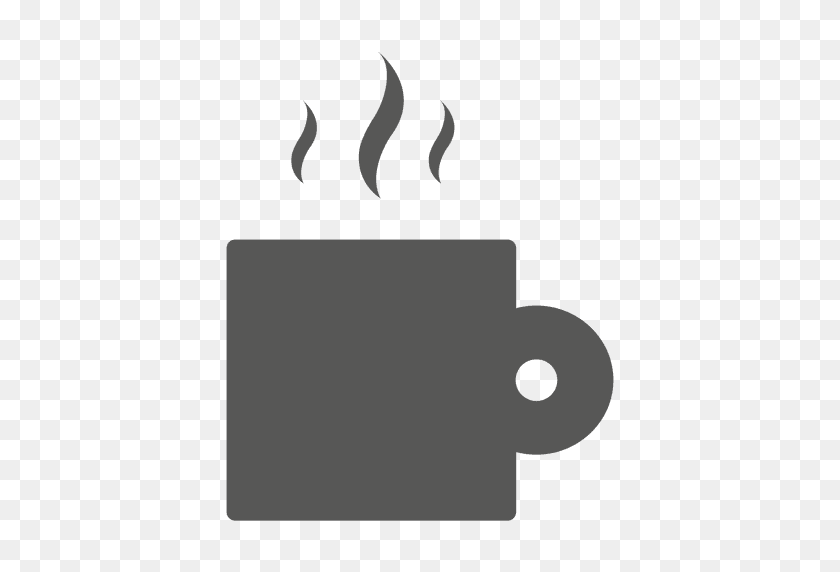 512x512 Hot Coffee Mug With Steam - Mug PNG