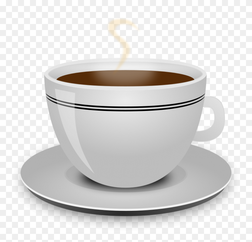 800x767 Hot Cup Of Coffee Clip Art Clipart - Espresso Clipart