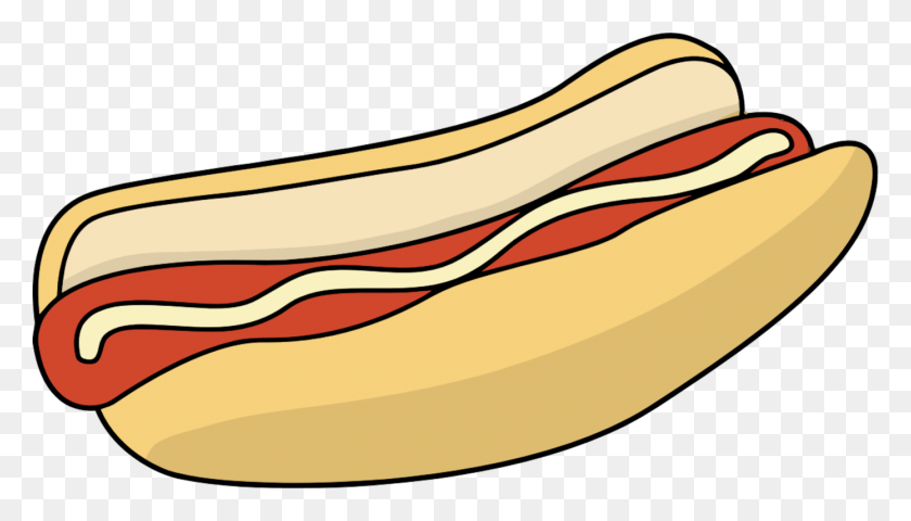 1391x750 Hot Dog Bun Drawing Bread Sandwich - Sandwich Clipart Free