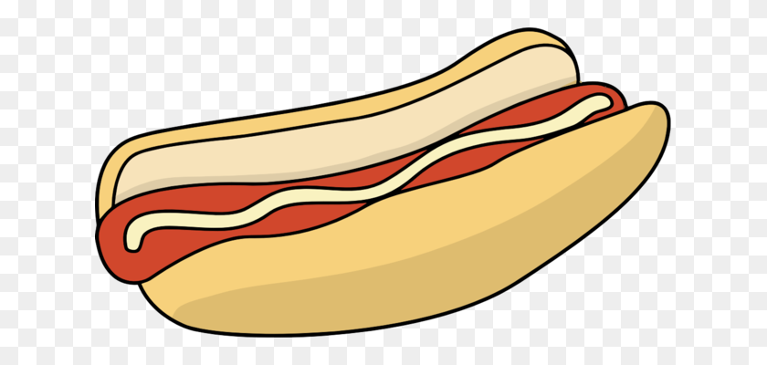 631x340 Hot Dog Bun Drawing Sandwich Ketchup - Ketchup Clipart