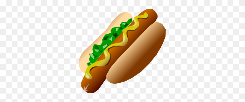 297x289 Hot Dog Clip Art - Dog Food Clipart