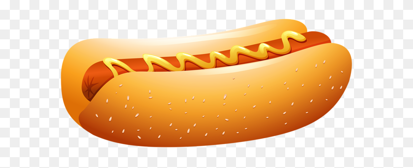 600x282 Hot Dog Clip Art Png - Hot Dogs PNG