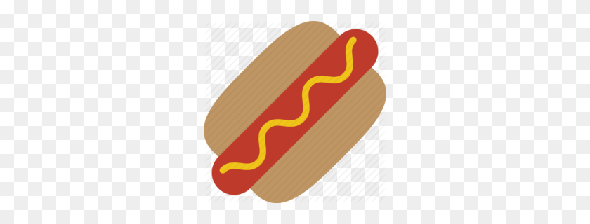 260x260 Hot Dog Clipart - Chili Dog Clipart