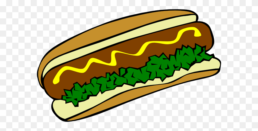 600x369 Hot Dog Clipart Small - Dog Clipart Easy