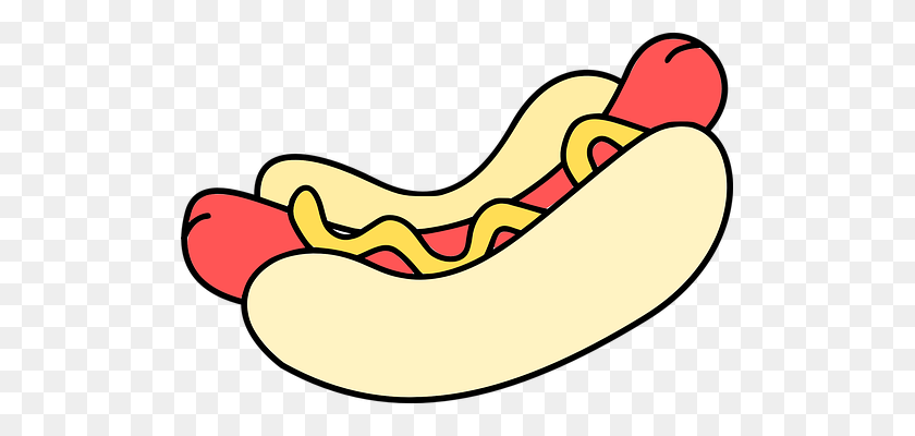 507x340 Hot Dog Clipart Transparent Background - Pizza Clipart No Background