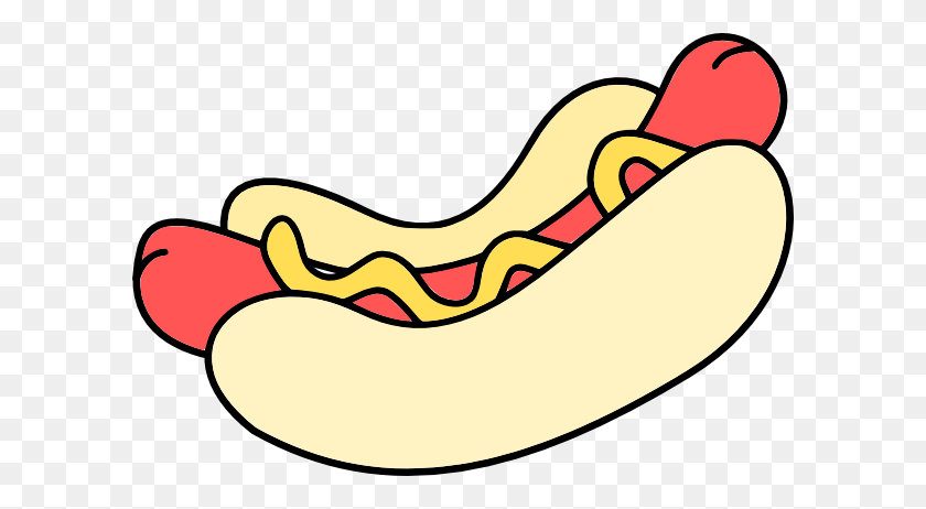 600x402 Hot Dog Drawings Group With Items - Grandpa Clipart