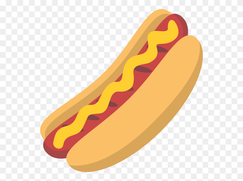 565x566 Hot Dog Emoji - Bratwurst Clipart