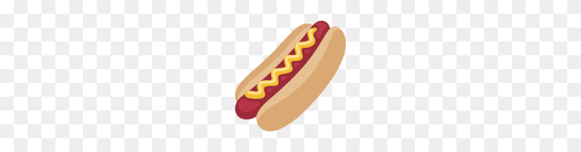 160x160 Hot Dog Emoji En Facebook - Hot Dogs Png