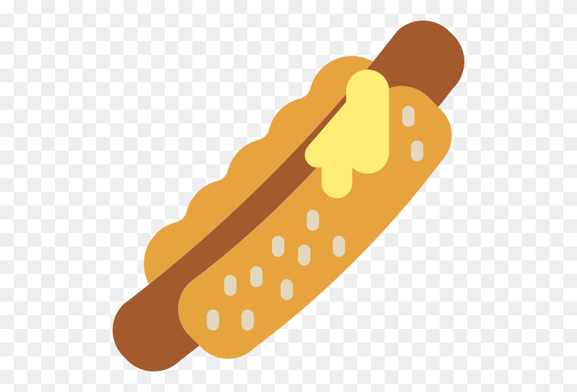 512x512 Hot Dog Icon With Png And Vector Format For Free Unlimited - Hot Dogs Png