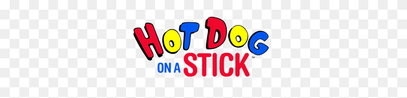 300x142 Hot Dog On A Stick Logo - Hot Dogs PNG