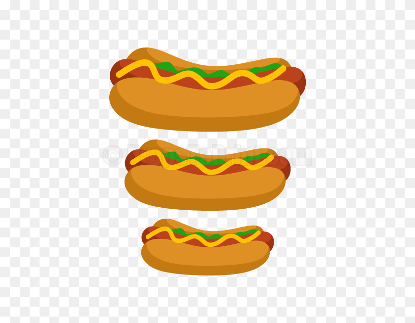458x593 Hot Dogs Clipart Bollo De Salchicha - Hot Dogs Png