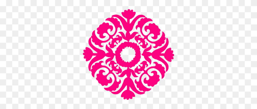 298x297 Ярко-Розовый Дамаск Процветать Картинки - Дамаск Клипарт