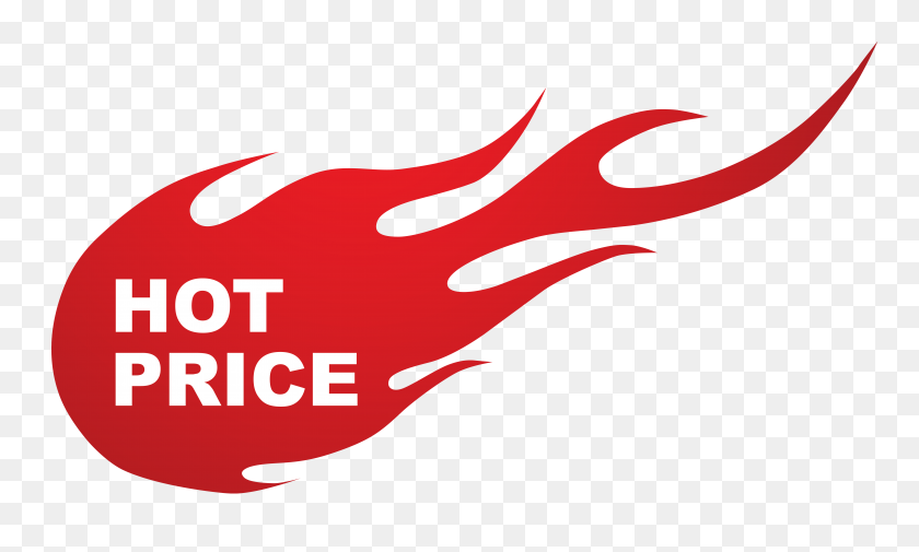 5974x3409 Hot Price Fire Sticker Png Clipart - Sale Sticker PNG