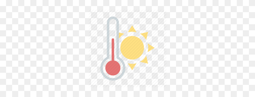 260x260 Hot Summer Temperatures Clipart - Hot Temperature Clipart