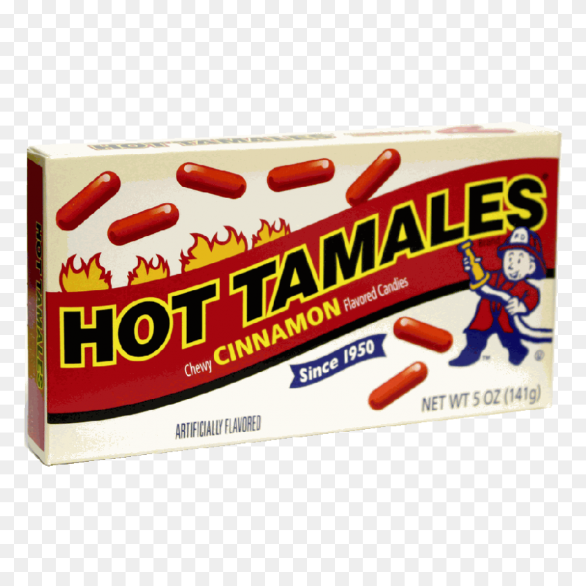 800x800 Hot Tamales Chewy Cinnamon - Tamales PNG