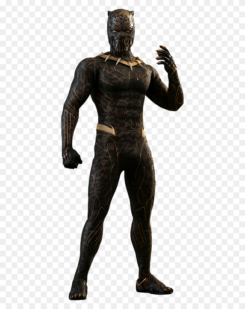 480x1000 Hot Toys Erik Killmonger Sixth Scale Figure - Black Panther PNG
