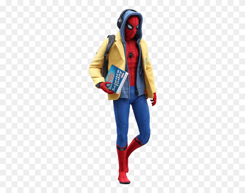 600x600 Hot Toys Spider Man - Scale Figure PNG