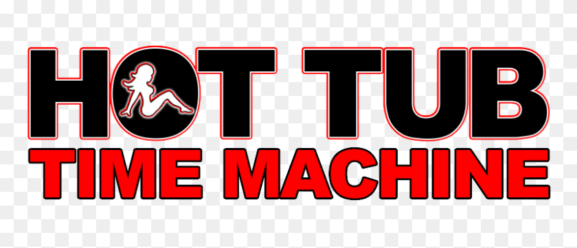 800x310 Hot Tub Time Machine Logo - Time Machine PNG