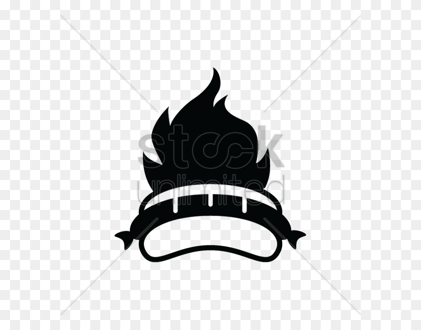 600x600 Hotdog On Fire Silhouette Vector Image - Hot Dog Clipart Black And White