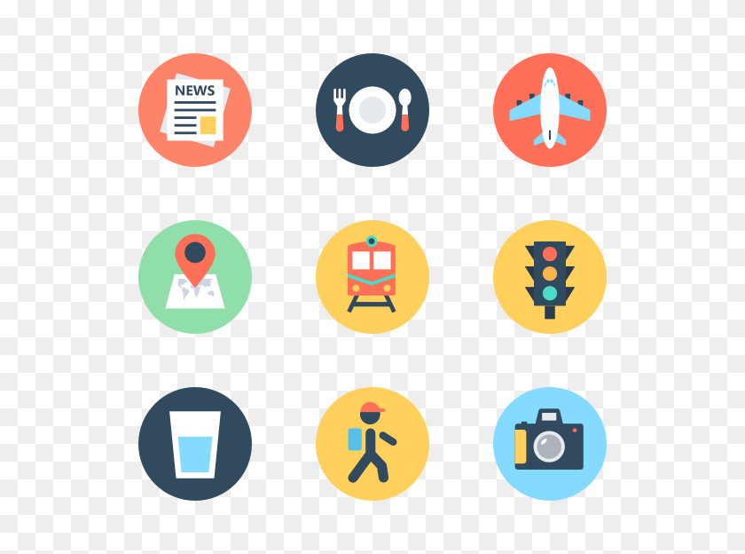 600x564 Hotel And Services Free Icons - Travel Icon PNG