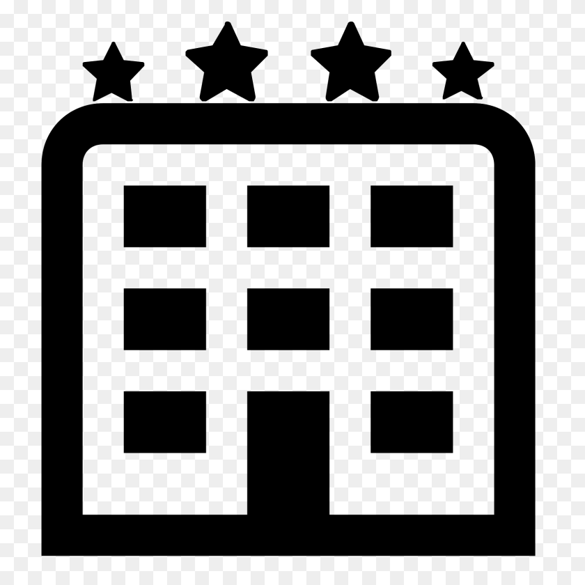 1600x1600 Hotel Building Icon - Building Icon PNG