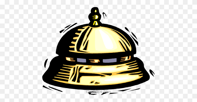 480x375 Hotel Key And Front Desk Bell Royalty Free Vector Clip Art Tinmveu - Hotel Clipart