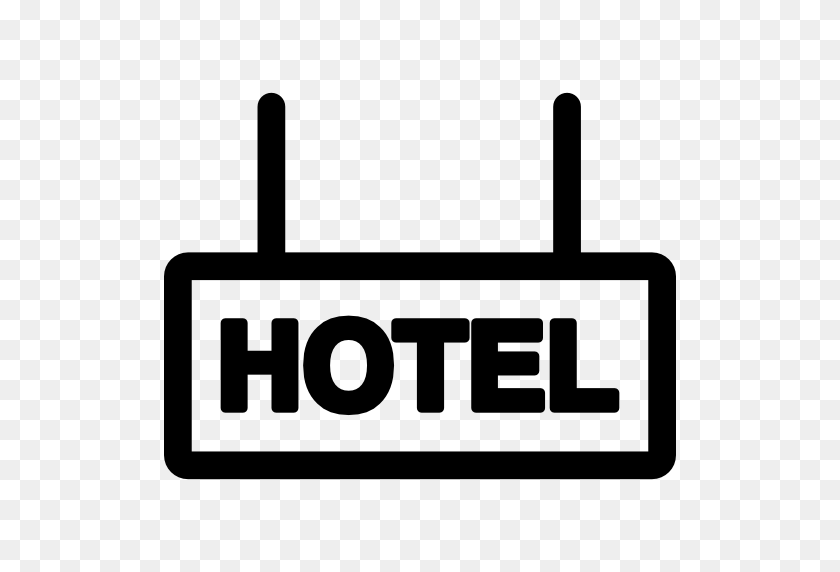 512x512 Hotel Sign - Hotel PNG