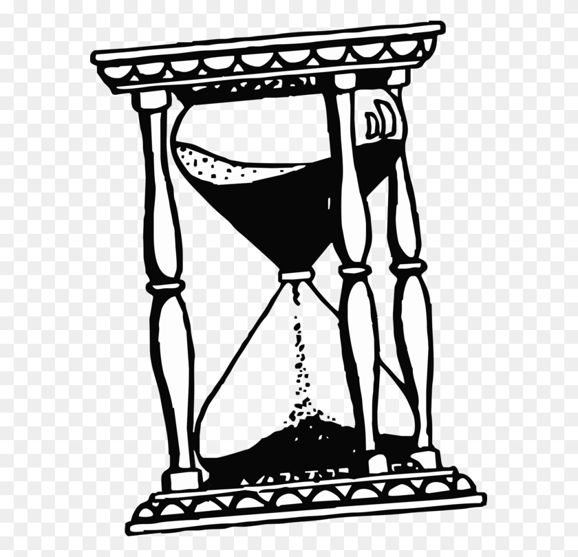 577x750 Hourglass Drawing Download Time Wikimedia Commons - Sand Timer Clipart