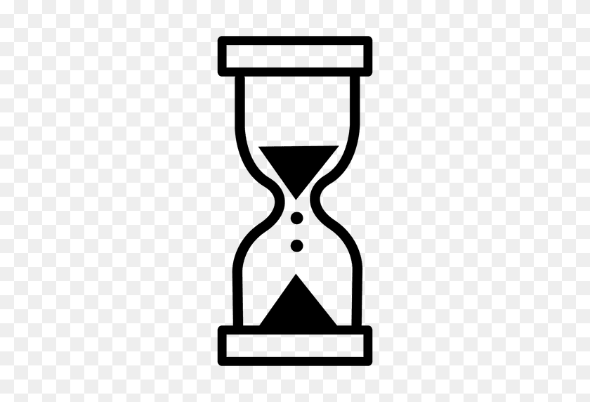 512x512 Hourglass Outlined Cursor - Hour Glass PNG