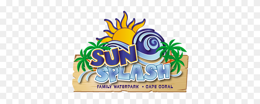 394x276 Часы Работы Семейного Аквапарка Sunsplash - Splish Splash Clipart