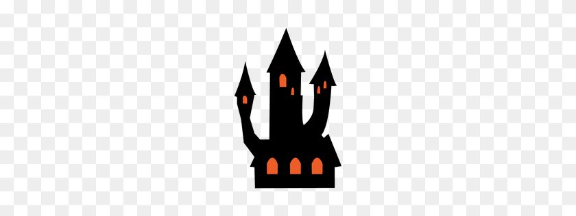 256x256 House At Night Clipart Free Clipart - Haunted Castle Clipart