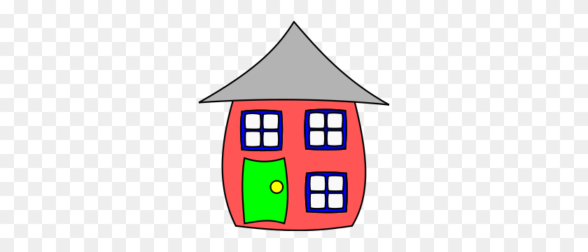 274x300 House Cartoon Png Clip Arts For Web - Import Clipart