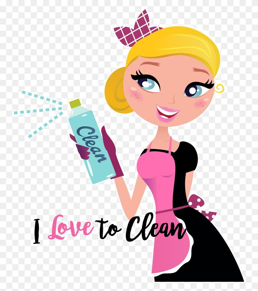 750x887 House Cleaning Logos - Maid Clipart